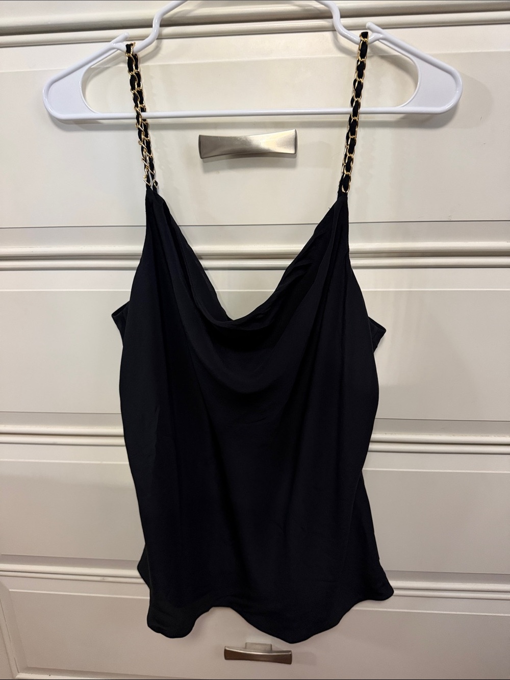 Lilly Pulitzer Axler Bias Silk Cami Black